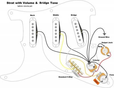 bridge pickup only tone control wiring diagram? | Telecaster Guitar Forum