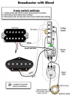blackguard wiring help needed telecaster guitar forum 5-Way Switch Wiring Diagram Telecaster i am working on a blackguard project and here is what i am trying to do i am trying to wire the a blackguard with a blend like the wiring diagram above