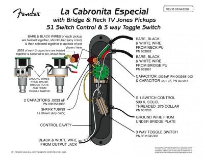 Typical La Cabronita Wiring | Telecaster Guitar Forum reverend guitar wiring diagram 