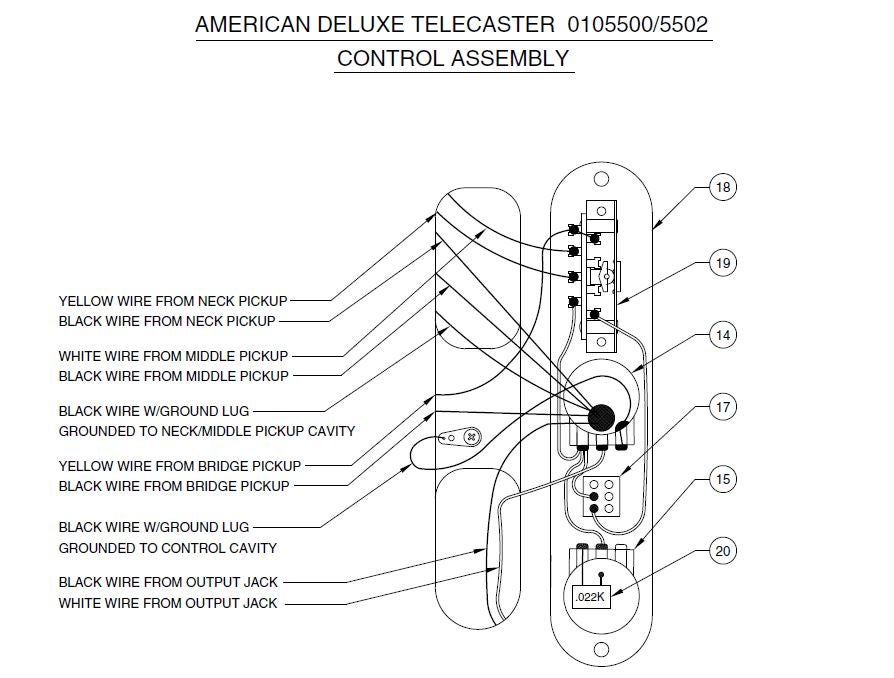 Nashville Tele Wiring