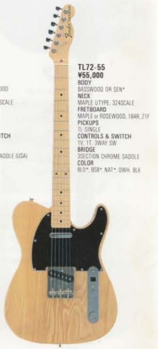 Fender Japan CTL-50M テレキャスター Fender Japan CTL-50M（中古/送料無料）【楽器検索デジマート】