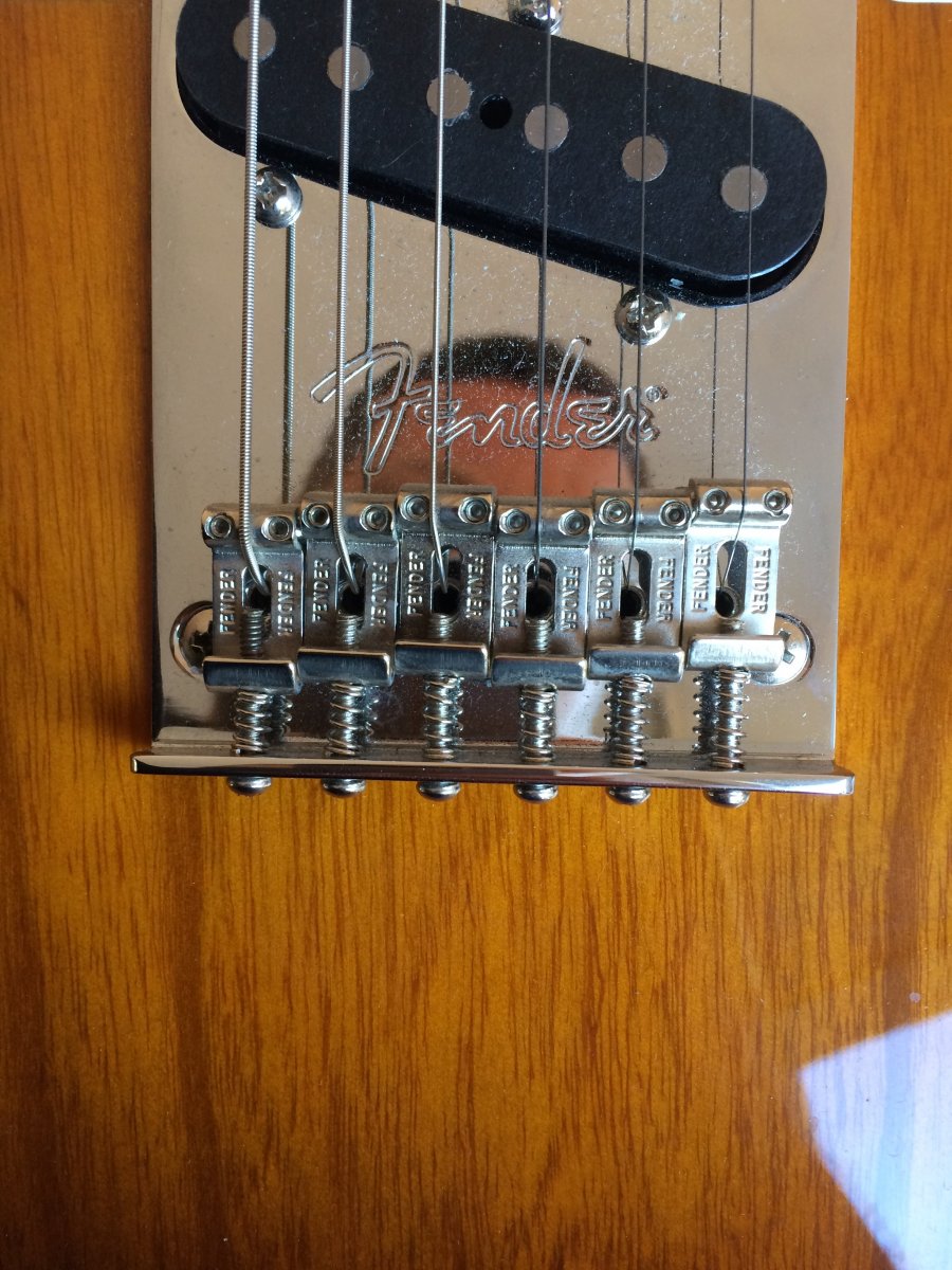 Restringing Fender Player Telecaster Bridge Not Easy or Fast Telecaster Guitar Forum