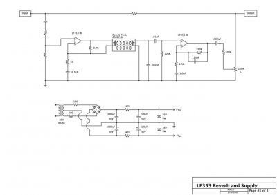 Solid State Spring Tank Reverb Circuit | Telecaster Guitar Forum