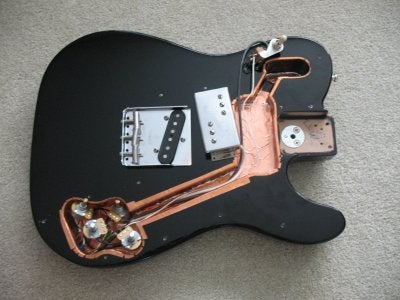 Shielding a telecaster deals